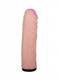 Черный пояс-трусики с насадкой  Гламур Dana  - 15,5 см. - LOVETOY (А-Полимер) - купить с доставкой в Северске