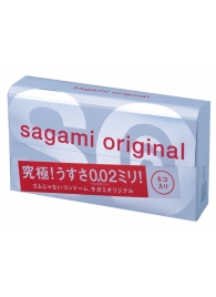 Ультратонкие презервативы Sagami Original - 6 шт. - Sagami - купить с доставкой в Северске