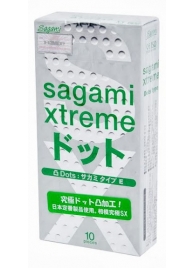 Презервативы Sagami Xtreme Type-E с точками - 10 шт. - Sagami - купить с доставкой в Северске
