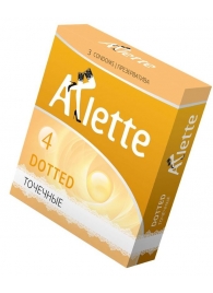 Презервативы Arlette Dotted с точечной текстурой - 3 шт. - Arlette - купить с доставкой в Северске