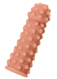 Телесная реалистичная насадка KOKOS Extreme Sleeve 02 с дополнительной стимуляцией - 12,7 см. - KOKOS - в Северске купить с доставкой