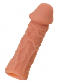 Телесная реалистичная насадка KOKOS Extreme Sleeve 05 с дополнительной стимуляцией - 12,7 см. - KOKOS - в Северске купить с доставкой