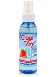 Очищающий спрей для игрушек CLEAR TOY Strawberry - 100 мл. - Биоритм - купить с доставкой в Северске