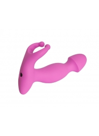 Розовый стимулятор простаты с усиками - 15 см. - 4sexdreaM - в Северске купить с доставкой