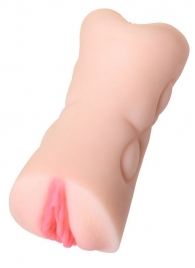 Телесный двусторонний мастурбатор Rich Fruit - вагина и анус - ToyFa - в Северске купить с доставкой