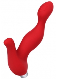 Красный силиконовый вибростимулятор простаты Proman - 12,5 см. - ToyFa - в Северске купить с доставкой