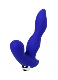 Синий силиконовый вибростимулятор простаты Stroman - 14,5 см. - ToyFa - в Северске купить с доставкой