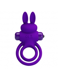 Фиолетовое эрекционное кольцо с вибростимуляцией клитора Vibrant Penis Ring III - Baile - в Северске купить с доставкой