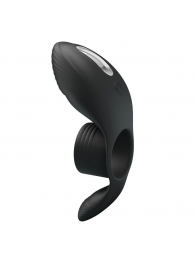 Черное кольцо на пенис с вибрацией Vibration Penis Sleeve - Baile - в Северске купить с доставкой