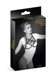 Черная упряжь на грудь Clara - Bijoux Pour Toi - купить с доставкой в Северске