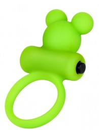 Зеленое виброкольцо на пенис A-Toys - A-toys - в Северске купить с доставкой
