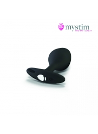 Черная пробка Mystim Rocking Vibe S с возможностью подключения к электростимулятору - 9,7 см. - MyStim - купить с доставкой в Северске