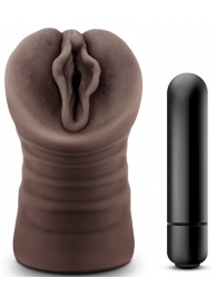 Коричневый мастурбатор-вагина Alexis - Blush Novelties - в Северске купить с доставкой
