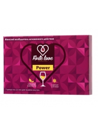 Женский возбудитель мгновенного действия Forte Love Power - 7 ампул (2,5 мл.) - Капиталпродукт - купить с доставкой в Северске