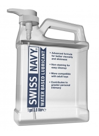 Канистра лубриканта Swiss Navy Water Based Lube на водной основе - 3,8 л. - Swiss navy - купить с доставкой в Северске