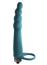 Зеленая вибронасадка для двойного проникновения Bramble - 16,5 см. - Lola Games - купить с доставкой в Северске