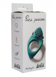 Зеленое эрекционное виброкольцо Pure Passion Midnight - Lola Games - в Северске купить с доставкой