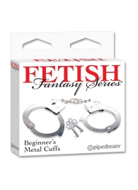 Металлические наручники Beginner s Metal Cuffs - Pipedream - купить с доставкой в Северске