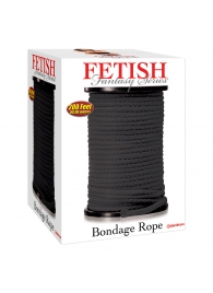 Черная веревка для связывания Bondage Rope - 60,9 м. - Pipedream - купить с доставкой в Северске