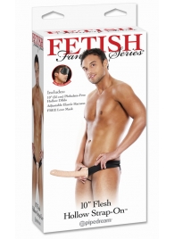 Мужской полый страпон 10  Hollow Strap-On - 24 см. - Pipedream - купить с доставкой в Северске