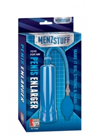Синяя вакуумная помпа MENZSTUFF PENIS ENLARGER - Dream Toys - в Северске купить с доставкой