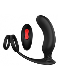 Черный массажер простаты REMOTE P-PLEASER - Dream Toys - в Северске купить с доставкой