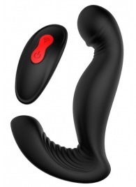 Черный вибромассажер простаты SWIRLING P-PLEASER - Dream Toys - в Северске купить с доставкой