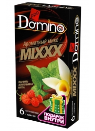 Ароматизированные презервативы DOMINO  Ароматный микс  - 6 шт. - Domino - купить с доставкой в Северске