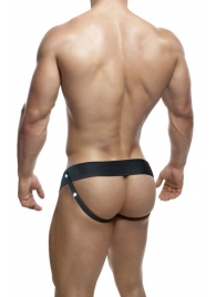 Черный мужской страпон DR. SKIN 6INCH HOLLOW STRAP ON - 16 см. - Blush Novelties - купить с доставкой в Северске