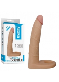 Телесная насадка-фаллоимитатор для двойного проникновения - 17 см. - Lovetoy - купить с доставкой в Северске