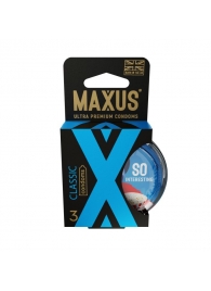 Классические презервативы в пластиковом кейсе MAXUS Classic - 3 шт. - Maxus - купить с доставкой в Северске