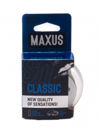 Классические презервативы в пластиковом кейсе MAXUS Classic - 3 шт. - Maxus - купить с доставкой в Северске