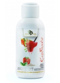 Интимный гель-смазка JUICY FRUIT с ароматом клубники - 100 мл. - БиоМед - купить с доставкой в Северске
