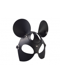 Черная кожаная маска  Мышка - Sitabella - купить с доставкой в Северске