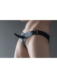 Черные трусики Better с анальной насадкой - 8 см. - Lola Games - купить с доставкой в Северске