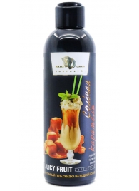 Интимный гель-смазка JUICY FRUIT с ароматом солёной карамели - 200 мл. - БиоМед - купить с доставкой в Северске