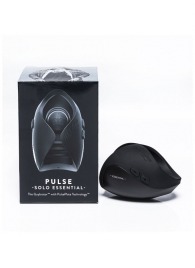 Черный инновационный мужской вибратор PULSE SOLO ESSENTIAL - Hot Octopuss - в Северске купить с доставкой