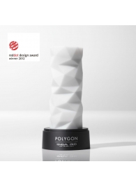 Белый 3D мастурбатор POLYGON - Tenga - в Северске купить с доставкой