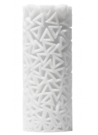 Белый 3D мастурбатор PILE - Tenga - в Северске купить с доставкой