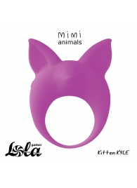Фиолетовое эрекционное кольцо Kitten Kyle - Lola Games - в Северске купить с доставкой