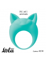 Зеленое эрекционное кольцо Lemur Remi - Lola Games - в Северске купить с доставкой