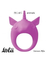 Фиолетовое эрекционное кольцо Unicorn Alfie - Lola Games - в Северске купить с доставкой
