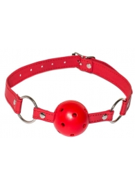 Красный кляп-шарик Firecracker - Lola Games - купить с доставкой в Северске