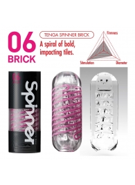 Мастурбатор SPINNER Brick - Tenga - в Северске купить с доставкой