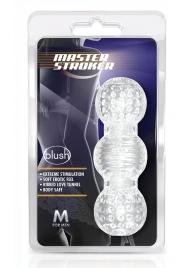 Прозрачный фигурный мастурбатор Master Stroker - Blush Novelties - в Северске купить с доставкой