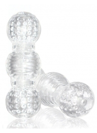 Прозрачный фигурный мастурбатор Master Stroker - Blush Novelties - в Северске купить с доставкой