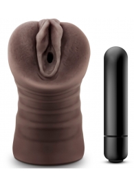Коричневый мастурбатор-вагина Hot Chocolate Brianna - Blush Novelties - в Северске купить с доставкой
