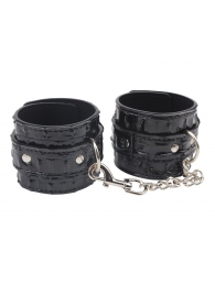 Черные наручники Surrender Wrist Restraints - Chisa - купить с доставкой в Северске