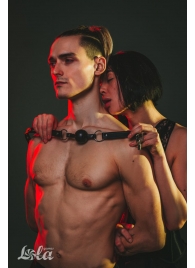 Черный кляп Love Addict на замочке - Lola Games - купить с доставкой в Северске