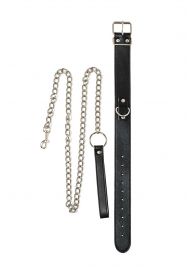 Черный ошейник с поводком Wild - Lola Games - купить с доставкой в Северске